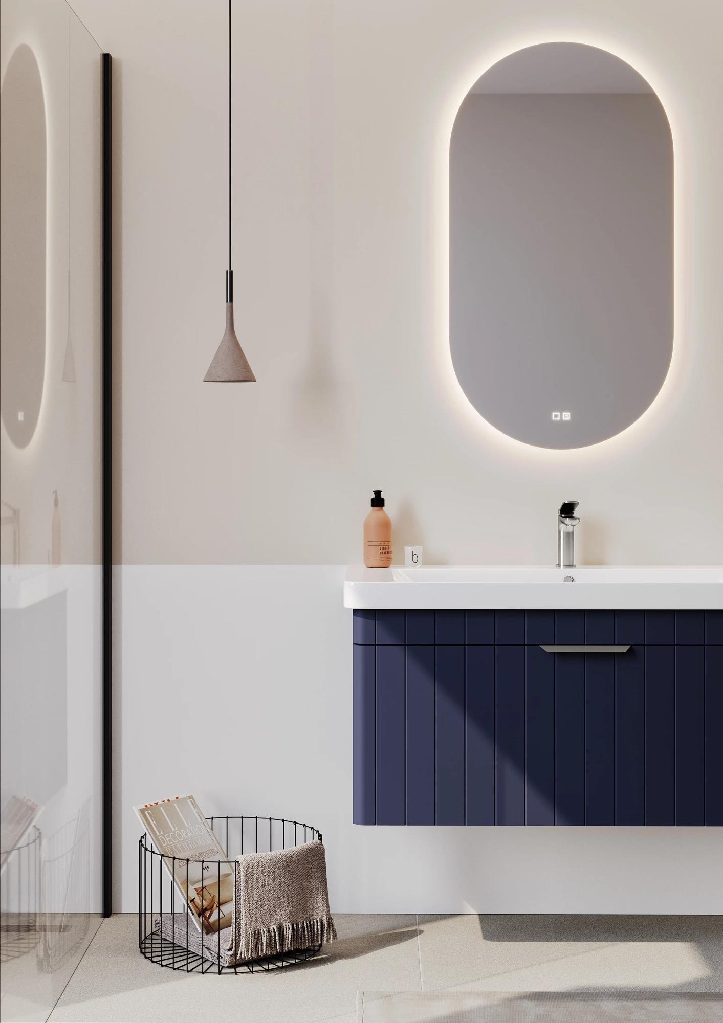 Orka Procida 60 cm Banyo Dolabı Takımı Mat Lacivert