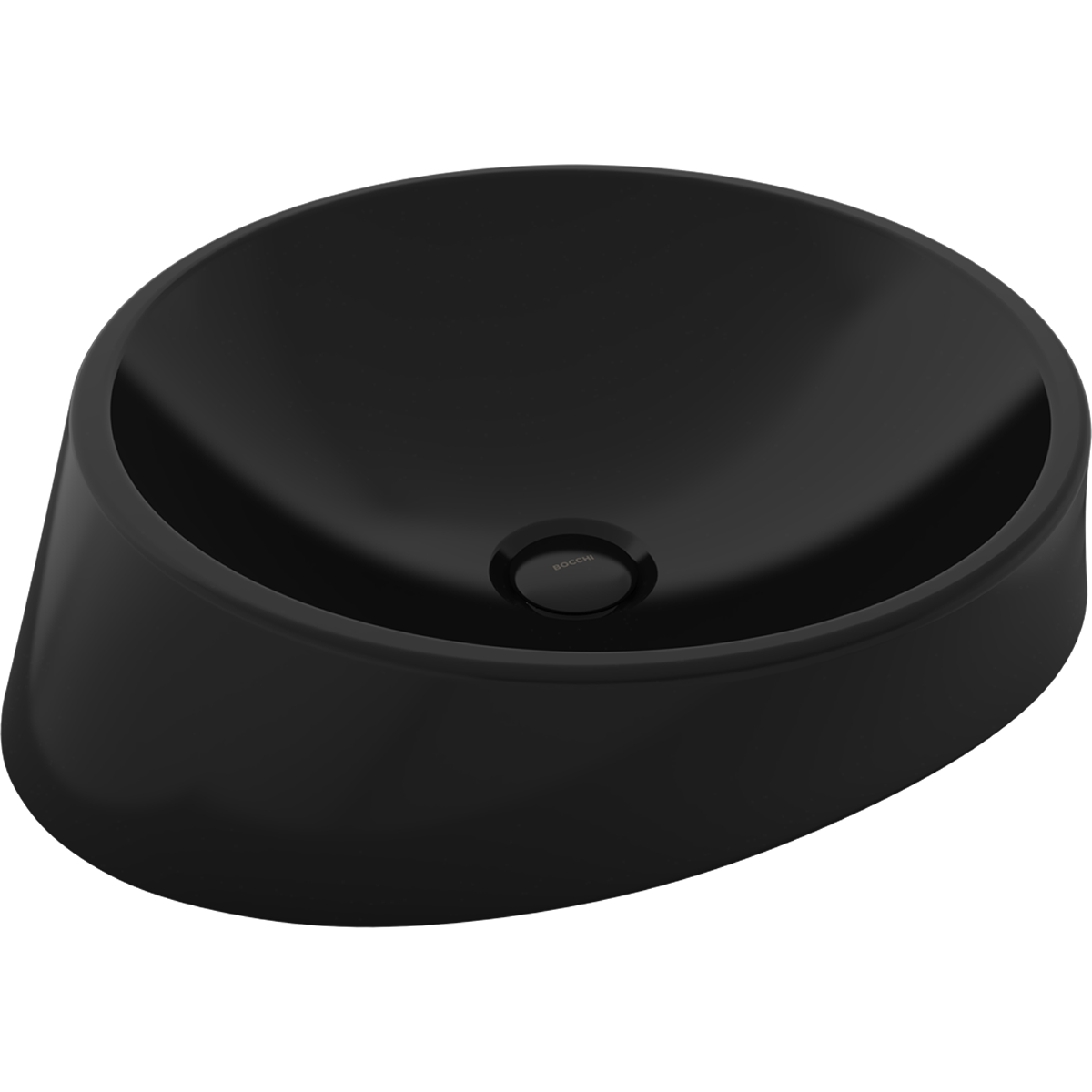 Bocchi Venezia Çanak Lavabo 56 cm Par. Siyah 1010-005-0125