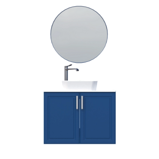 Creavit Perra Lavabo Dolabı Kapaklı Ocean 80 cm