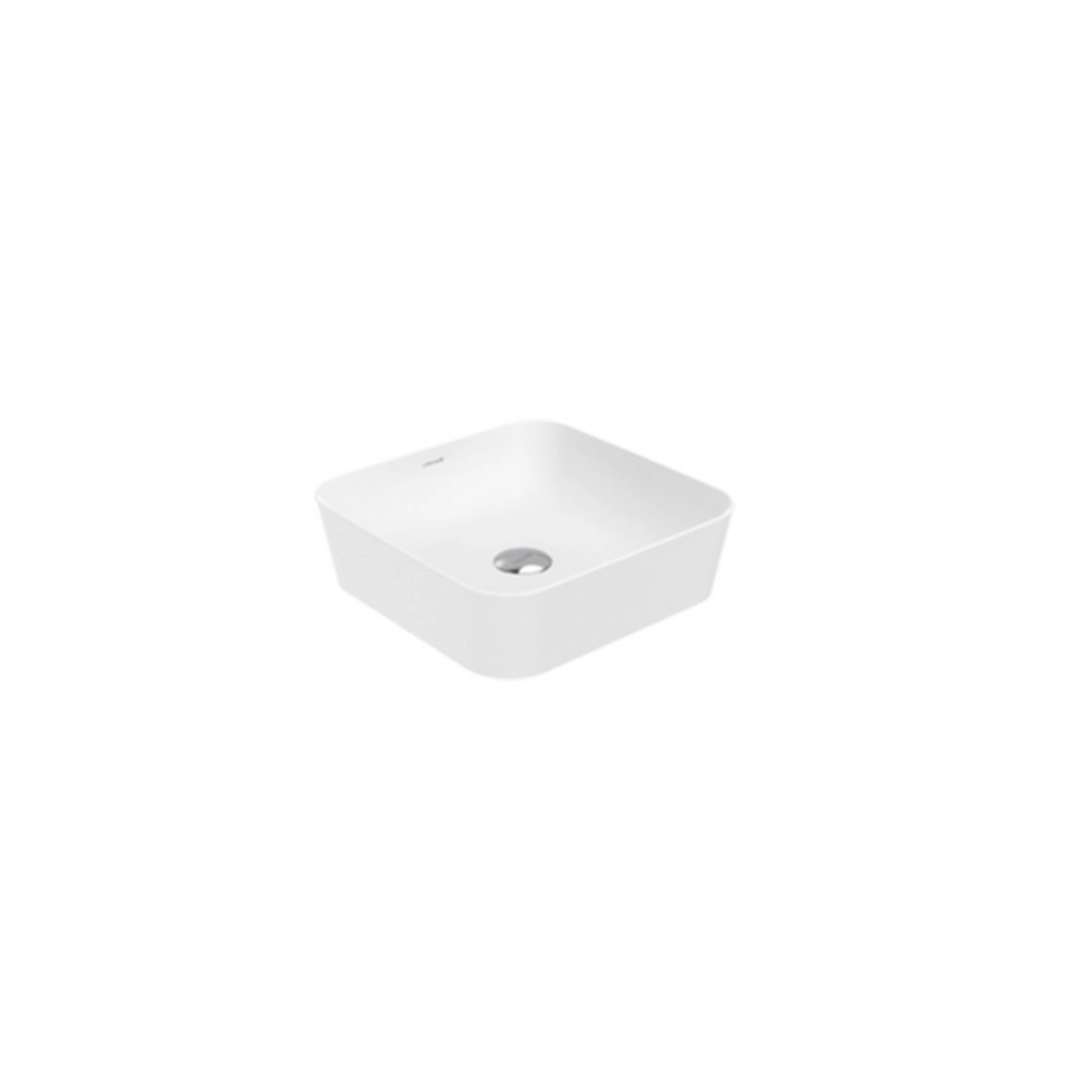 Creavit UL040 Ultra Kare Çanak Lavabo 40 cm Mat Beyaz