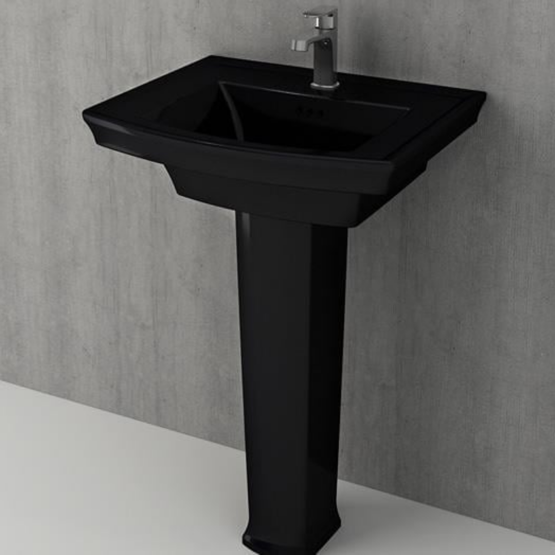 Bocchi Lavita Lavabo 60 cm Mat Siyah