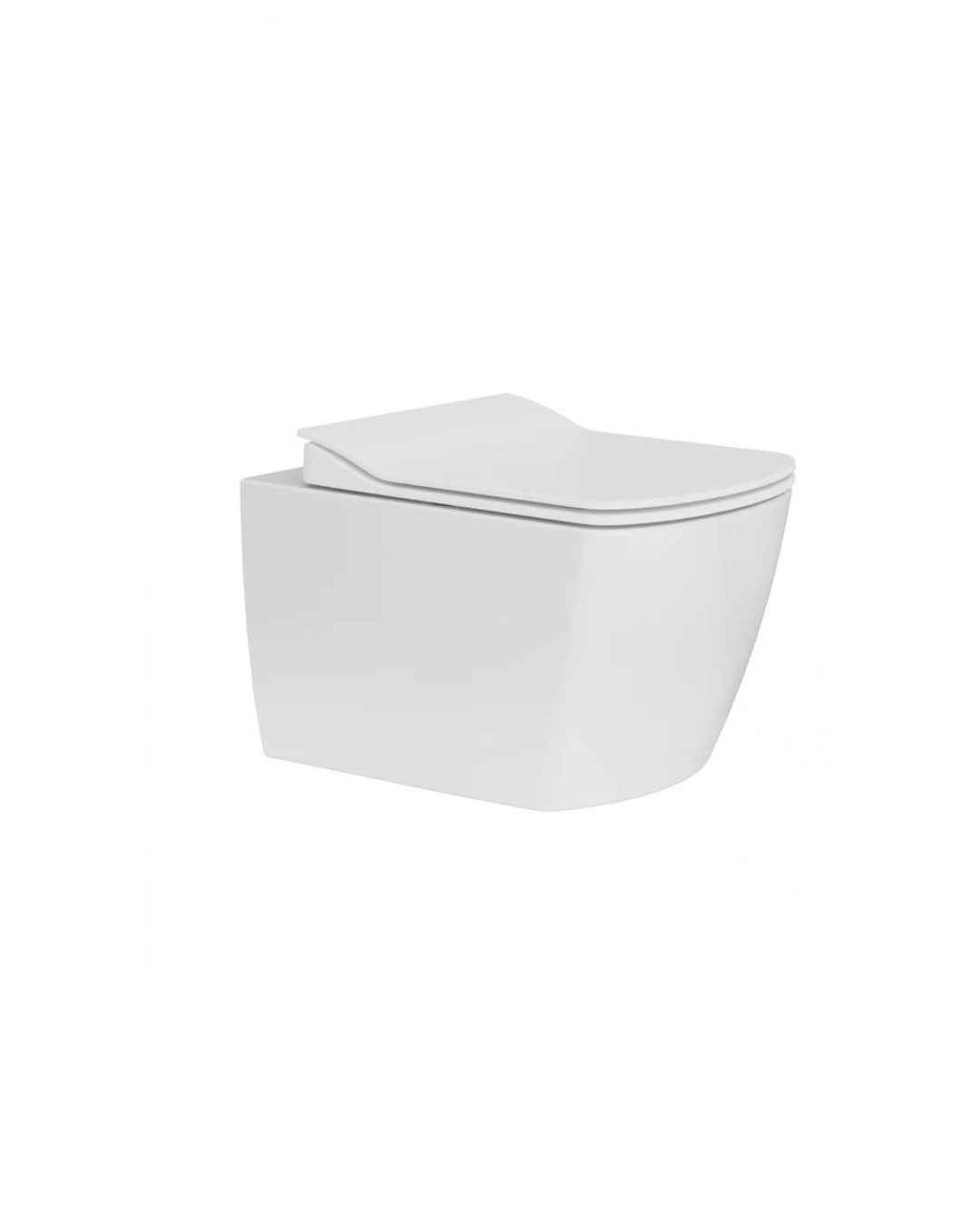 Creavit Elegant Rim-Off Yavaş Kapanan Klozet Kapaklı Parlak Beyaz Set EG321-00