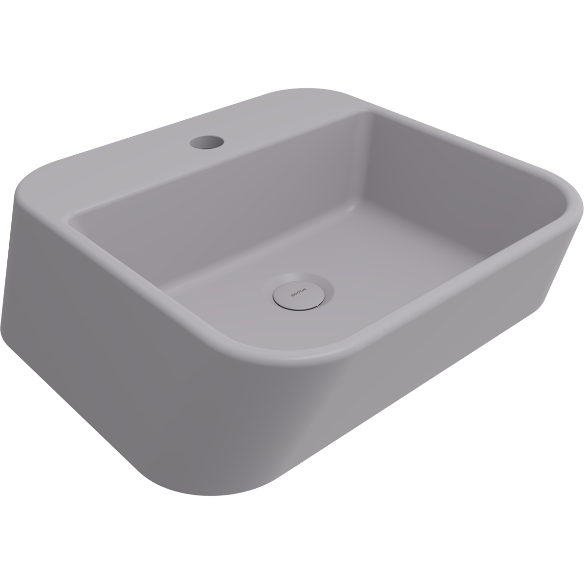 Bocchi Firenze Batarya Banklı Çanak Lavabo Gri 1074-006-0126