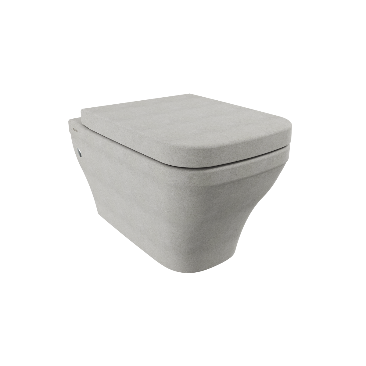 Bocchi 1304-069-0128 Firenze Rimless Asma Klozet ve Kapağı Mat Beton