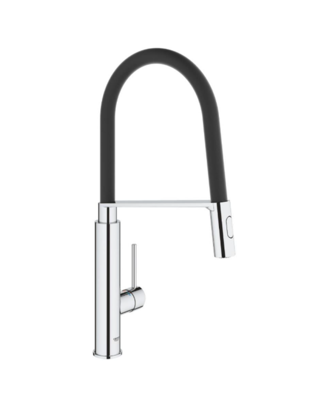 Grohe 31491000 Eviye Bataryası Spiralli 2Fonk Concetto Krom/Siyah