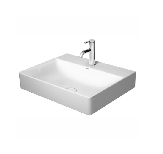 Duravit 2353600071 DuraSquare DuraCeram® Tezgahüstü Lavabo 60 cm