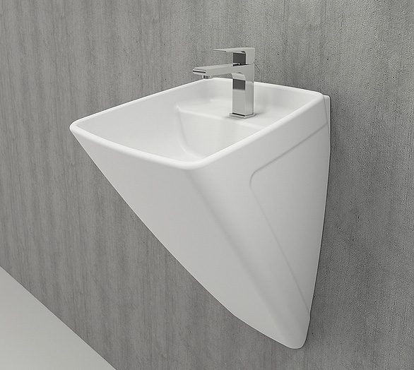 Bocchi Firenze Mat Beyaz Monoblok Lavabo 1082-002-0126