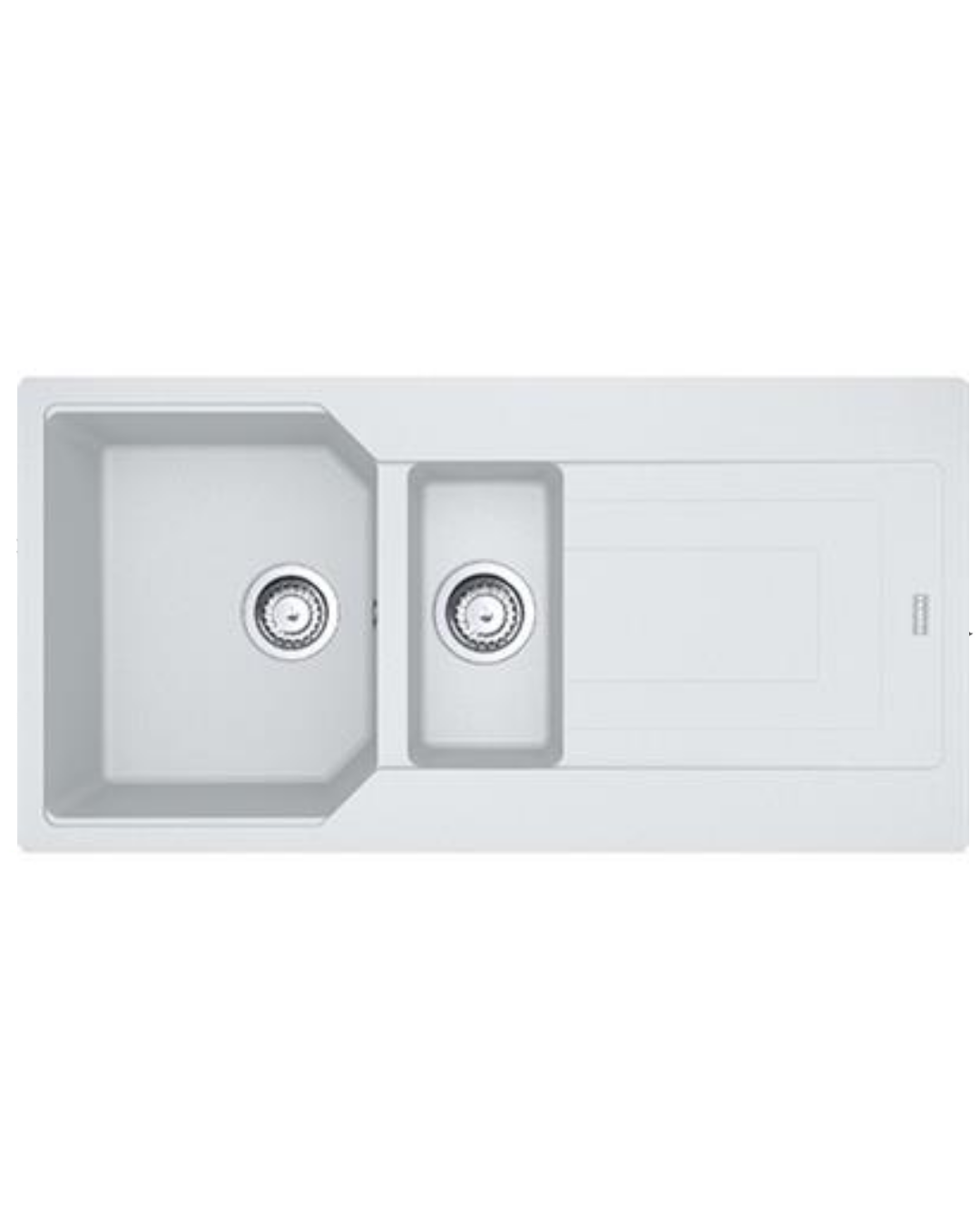 Franke Urban UBG 651-100 1,5 Göz Bianco Tezgahüstü Evye