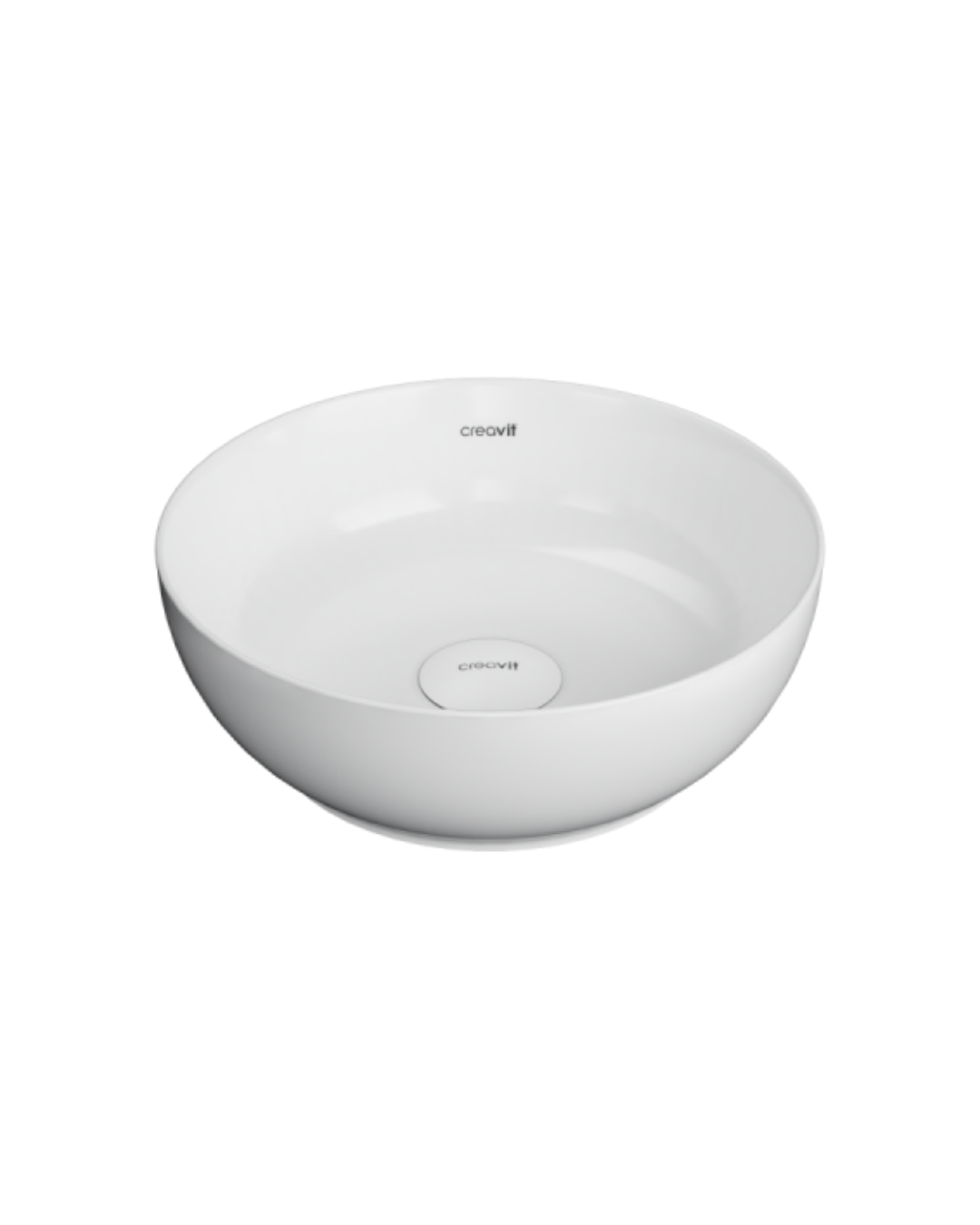 Creavit Tauris 32 cm Tezgah Üstü Lavabo Parlak Beyaz