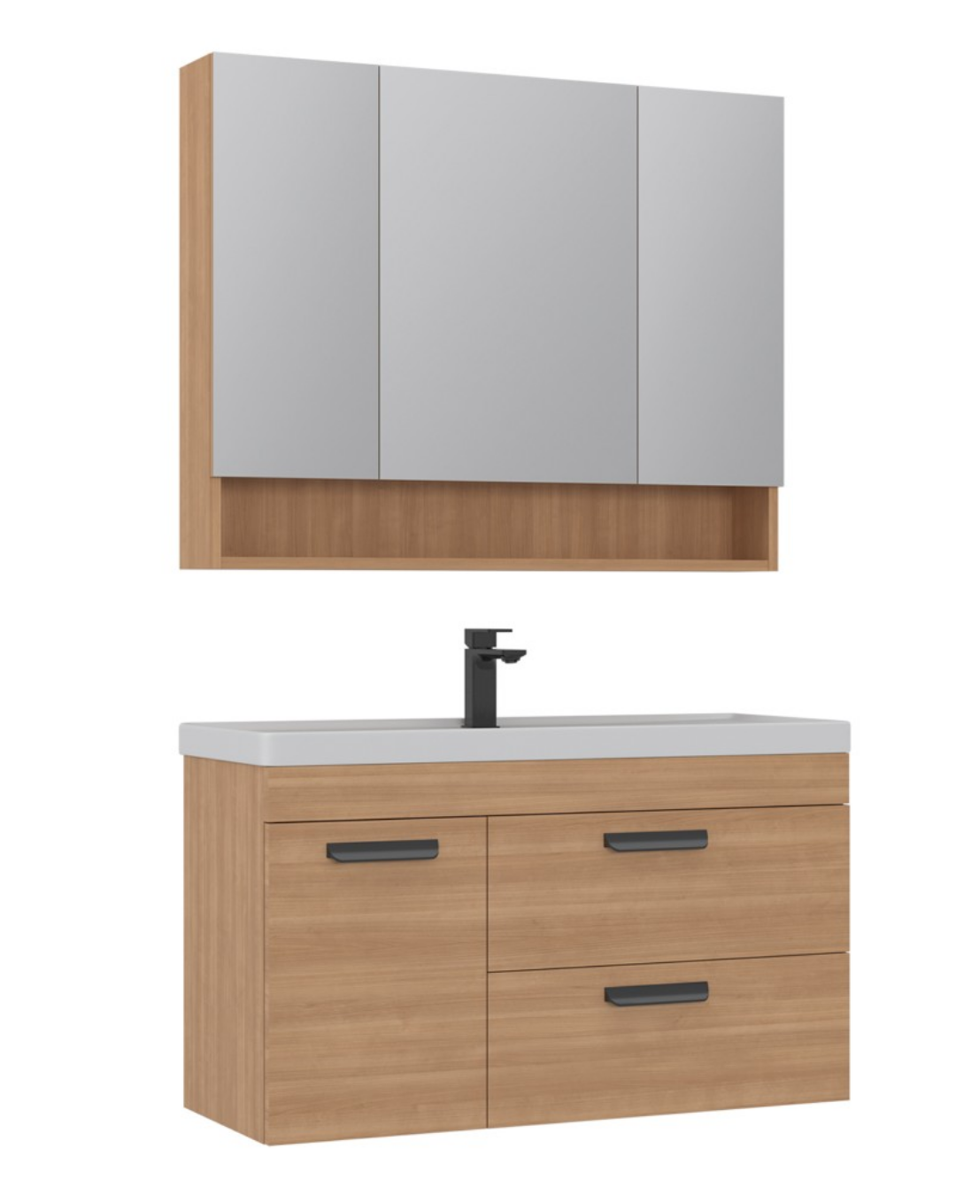 Orka Nova 100 CM Banyo Dolabı Takım Morgana Kiraz