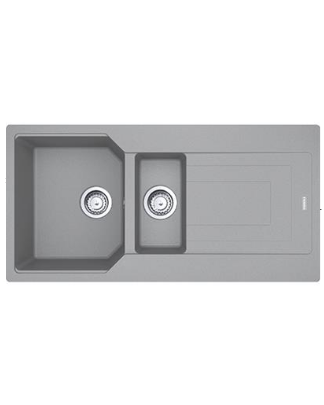 FRANKE Urban UBG 651-100 1,5 Göz Stone Grey Tezgahüstü Evye