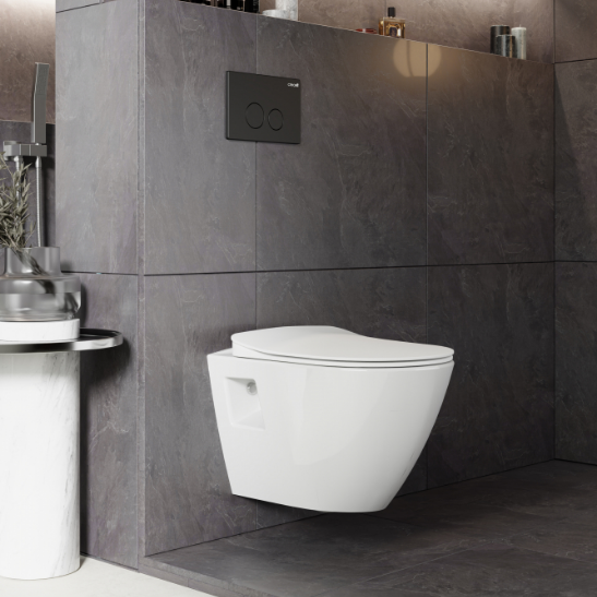 Creavit TP329 Terra Kanalsız Asma Klozet + Creavit Yavaş Kapak