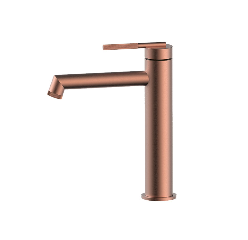 Newarc 985521S Opera Çanak Tipi Lavabo Bataryası Mat Bakır
