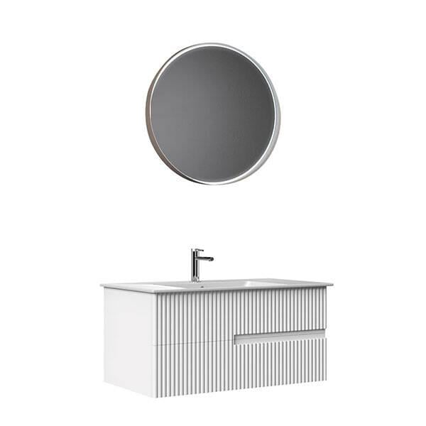 Orka Moonlight 70 CM Banyo Dolabı Takım Mat Beyaz