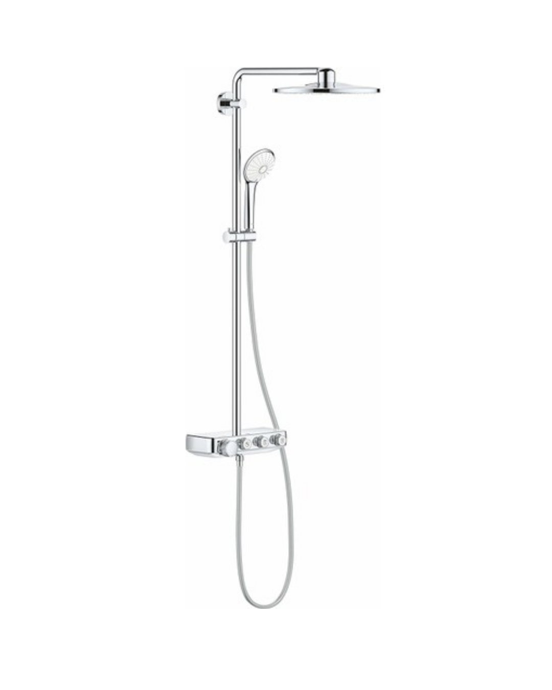 Grohe Euphoria SmartControl System 310 Duo Duvara Monte Termostatik Bataryalı Duş Sistemi 26507000