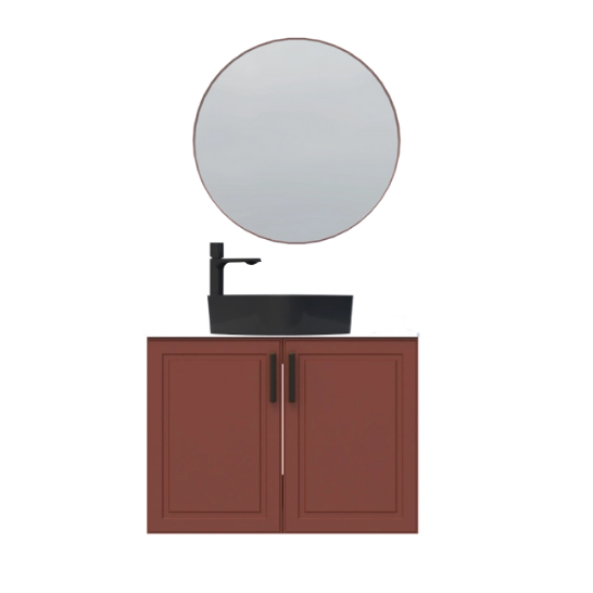 Creavit Perra Lavabo Dolabı Takımı Tarçın100 cm