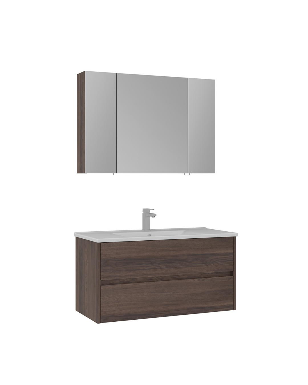 Orka Side 100 CM Banyo Mobilyası Takımı Mat Navaro