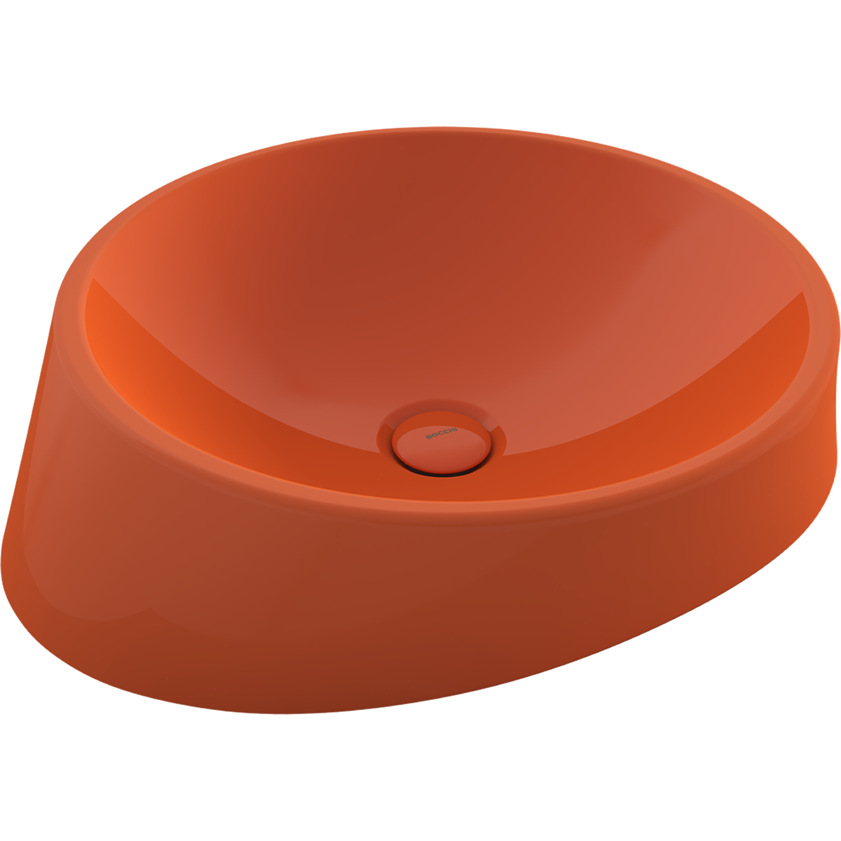 Bocchi Venezia Çanak Lavabo Parlak Turuncu 56 cm 1010-012-0125
