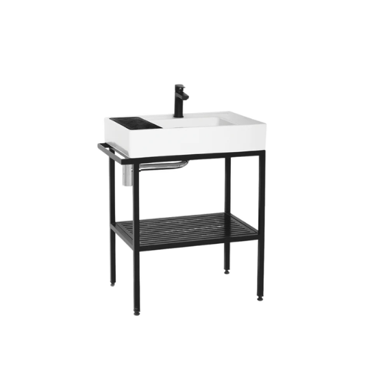 Creavit Arya Lavabo Dolabı 70 cm Siyah