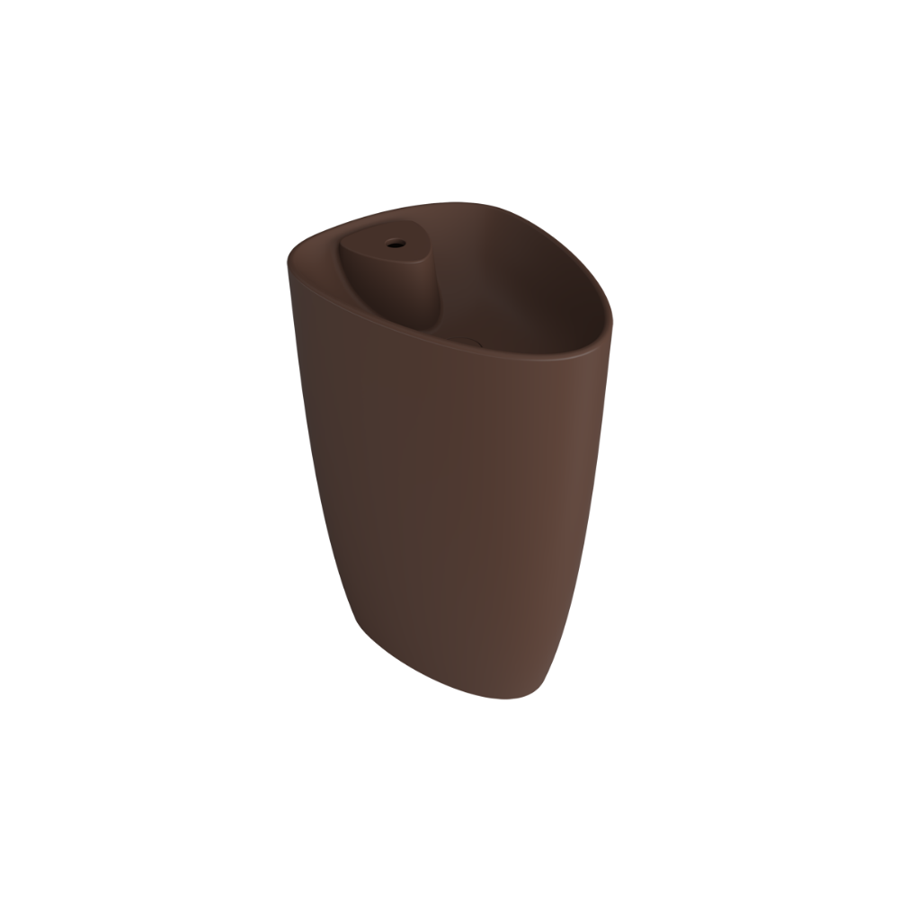 BOCCHİ 1337-025-0126 Etna Monoblok Lavabo Batarya Banklı Kahve