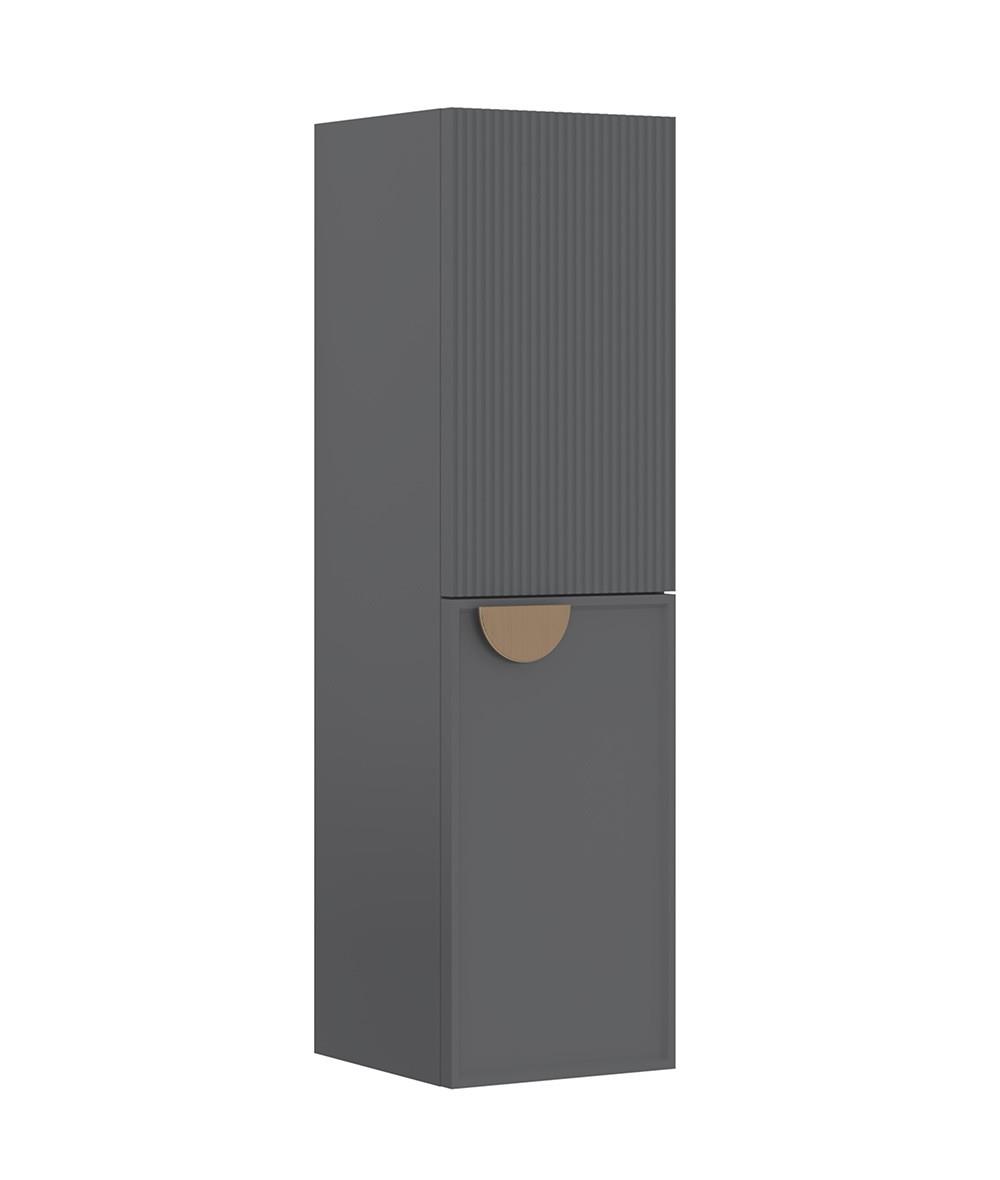 Orka Molino 40 cm Banyo Boy Dolabı Mat Gri