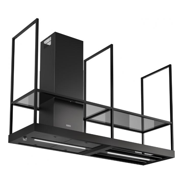 FRANKE 325.0678.073 T-Shelf Mat Siyah Raflı Davlumbaz