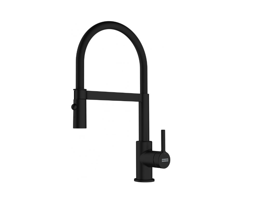 FRANKE Lina Semi Pro Matt Black Spiralli Mutfak Bataryası 115.0725.838