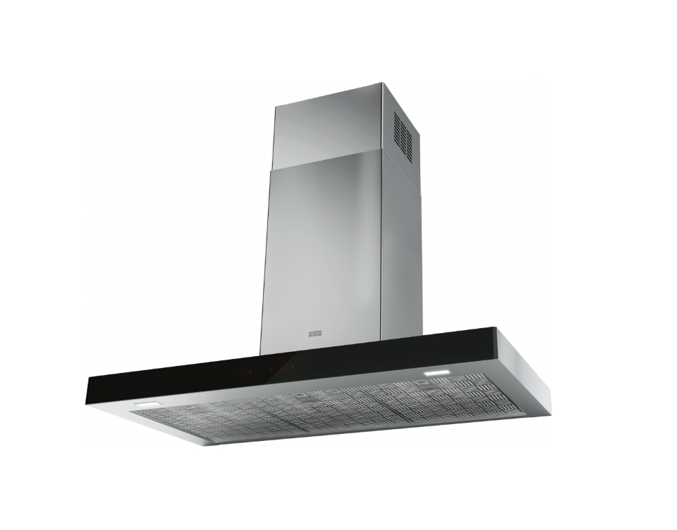 FRANKE Mythos FCR 925 TC BK/XS NG/900 Black Glass/Inox 90 cm Davlumbaz 325.0654.002