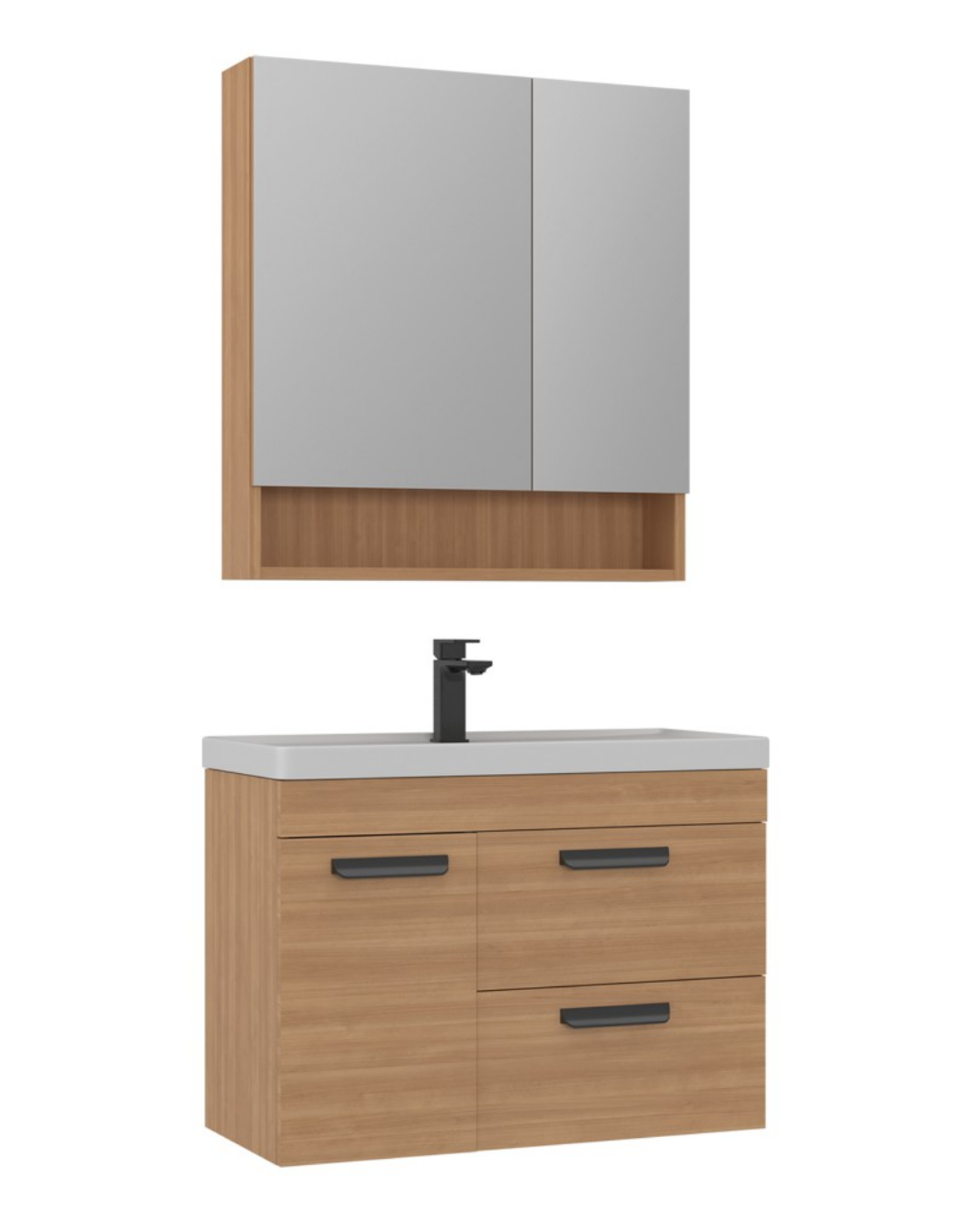 Orka Nova 80 CM Banyo Dolabı Takım Morgana Kiraz