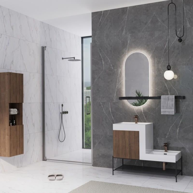 Kobos Up-Down Z Lavabo 100 cm Lavabo Dolabı Seti 