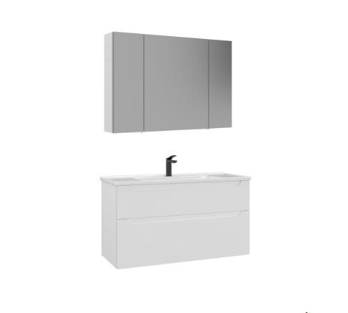 ORKA Messina 100 cm Banyo Dolap Takımı Mat Kaşmir