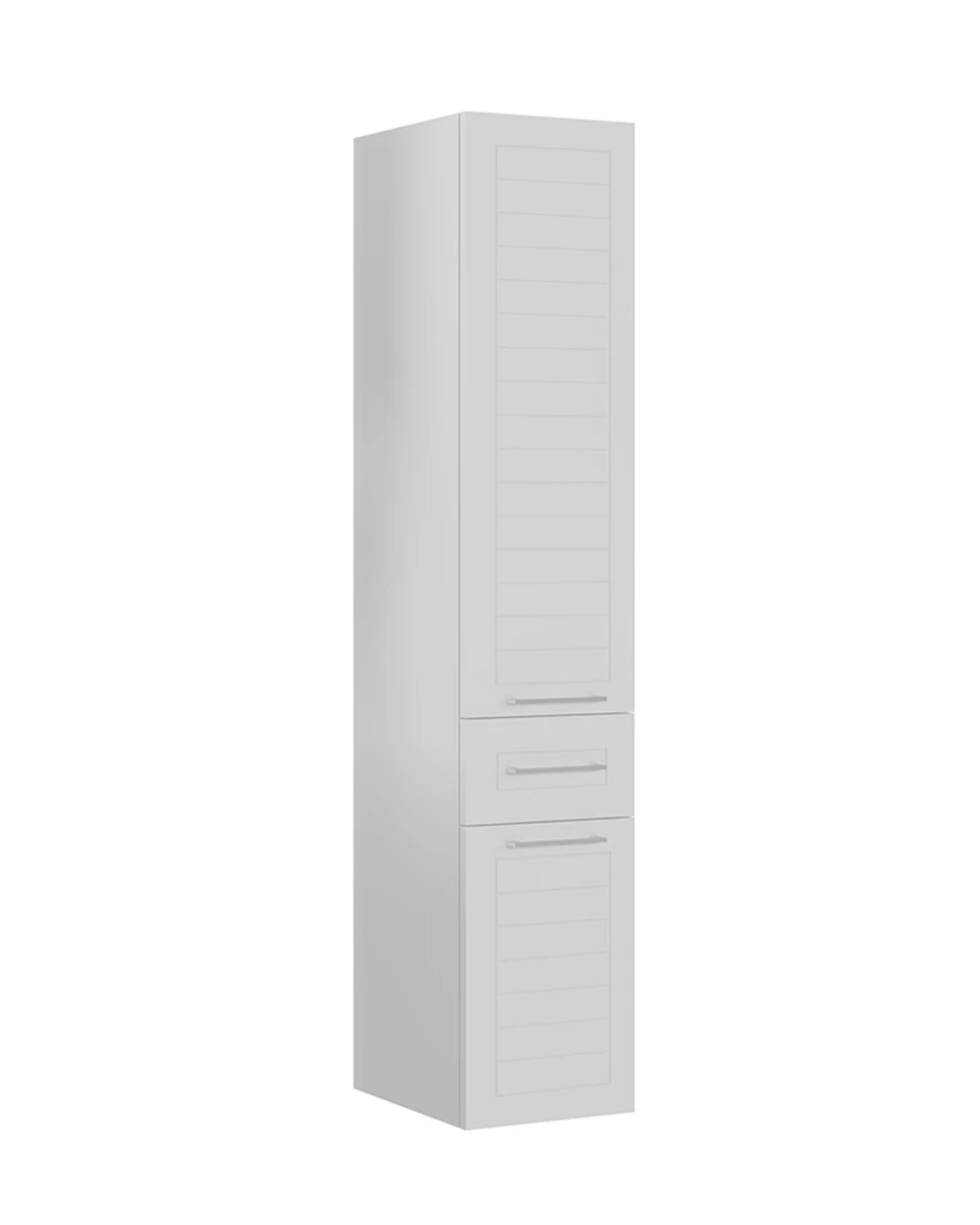 Orka Perge 35 Cm Beyaz Raflı Boy Dolabı