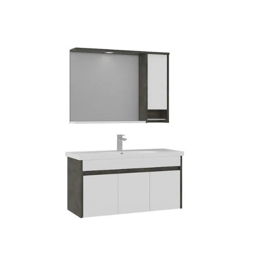 Orka Aydos 100 Cm Banyo Dolabı Takım  