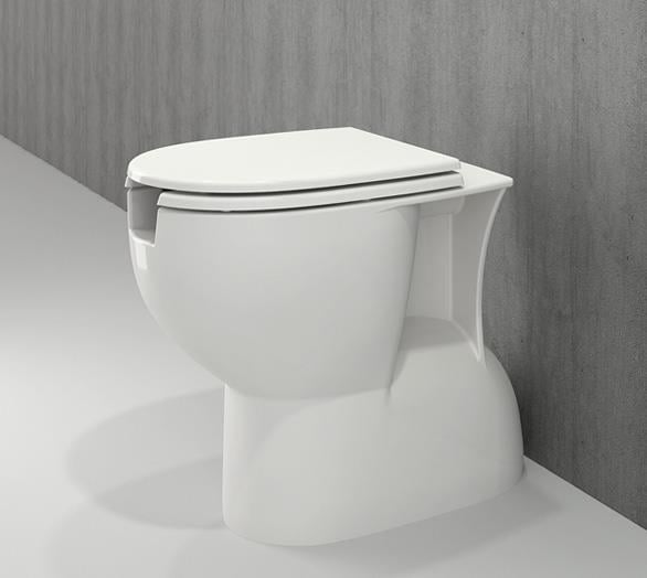 Bedensel Engelli Yerden Tek Klozet ve Kapağı Beyaz