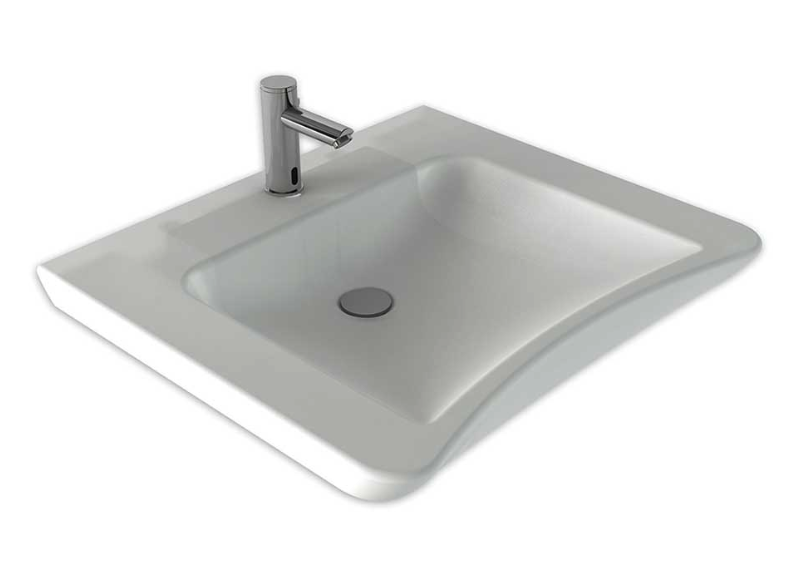 Bocchi Bedensel Engelli Lavabosu 65 cm P. Mandalina Sarısı