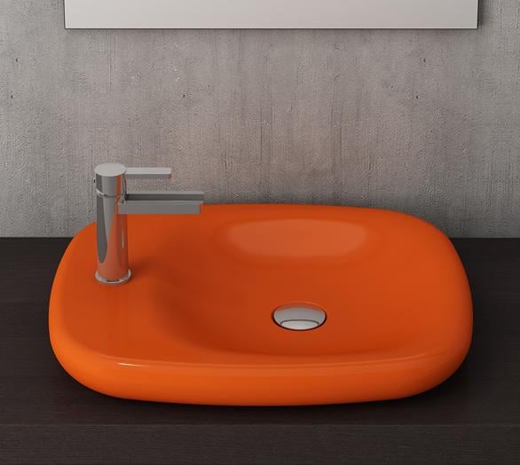 Bocchi Fenice Çanak Lavabo 55 cm Turuncu