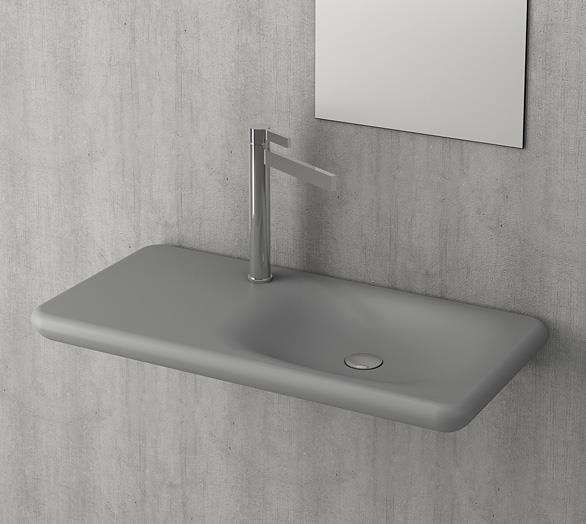 Bocchi Fenice Etajerli Lavabo Mat Gri 1490-006-0126