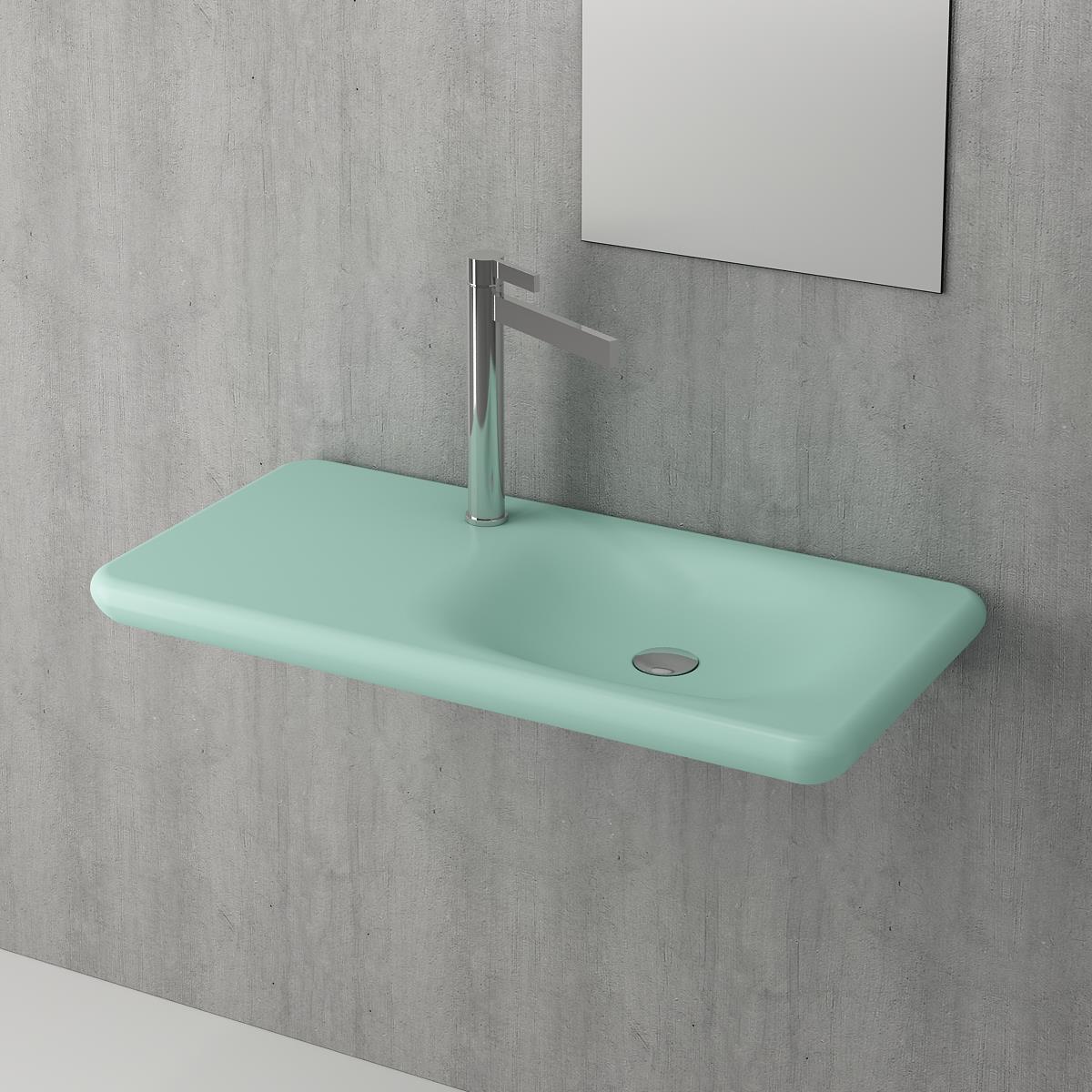 Bocchi Fenice Etajerli Lavabo Mat Mint Yeşil 1490-033-0126