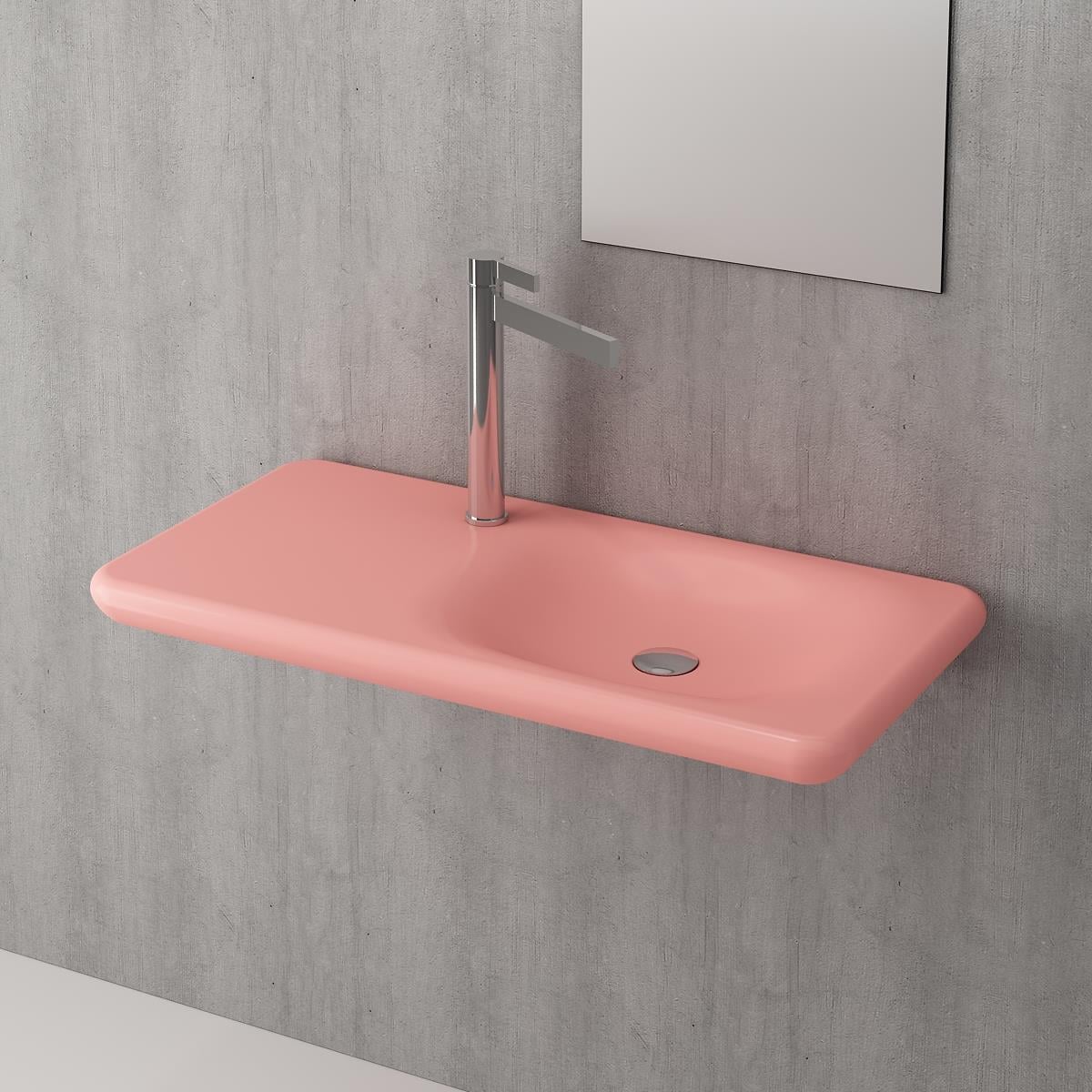 Bocchi Fenice Etajerli Lavabo Mat Somon 1490-032-0126
