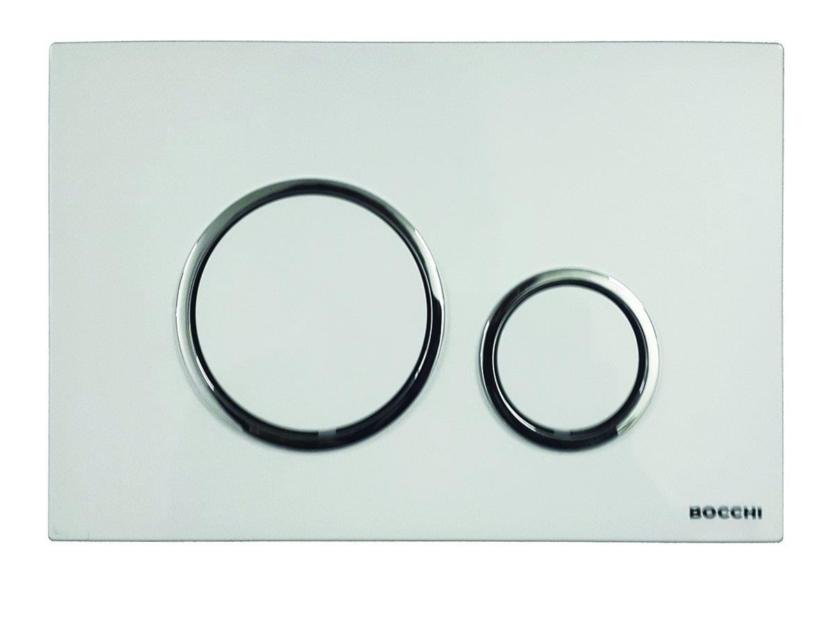 BOCCHİ MAGRE RING YUVARLAK KUMANDA BEYAZ KROM