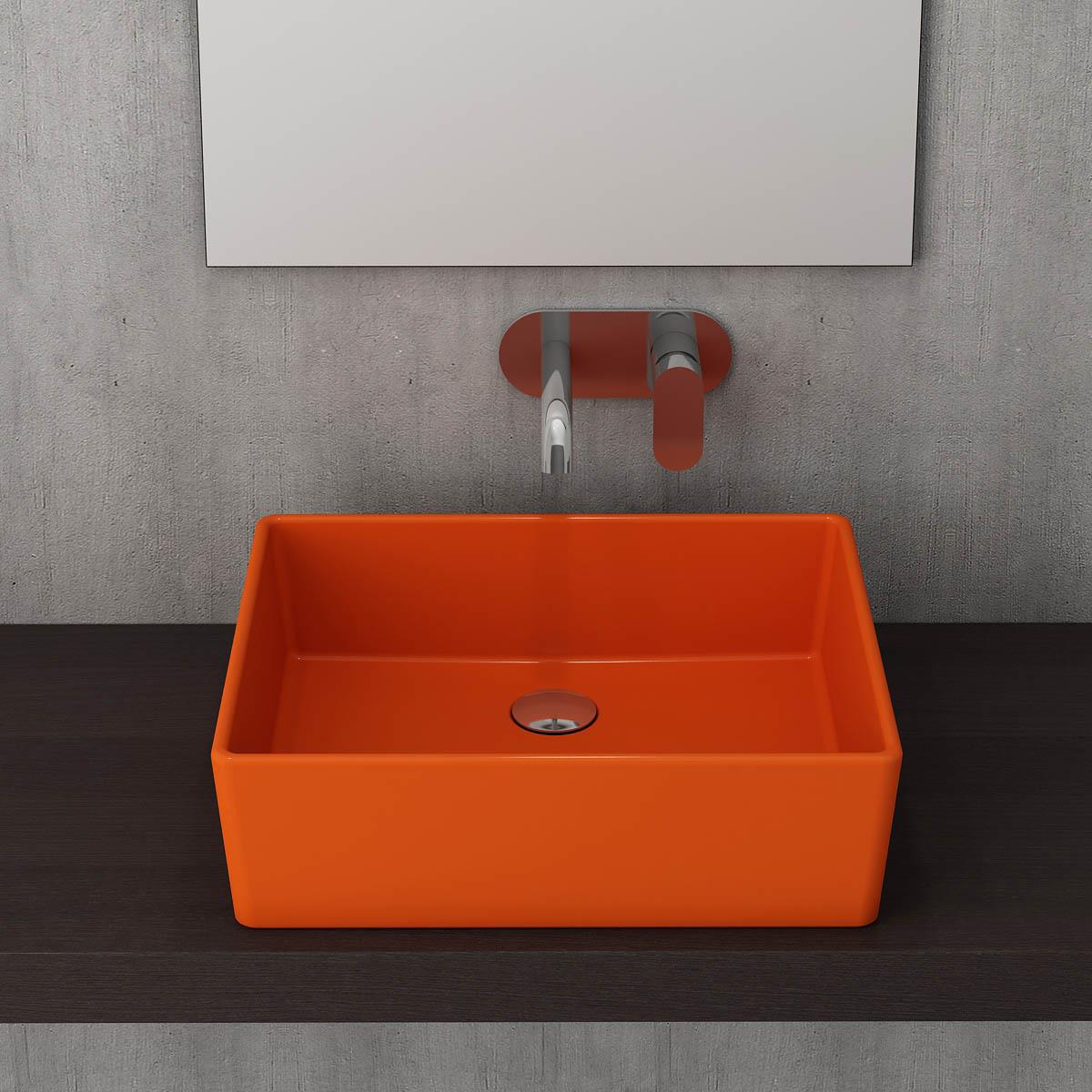 Bocchi Milano Çanak Lavabo 50 cm Turuncu