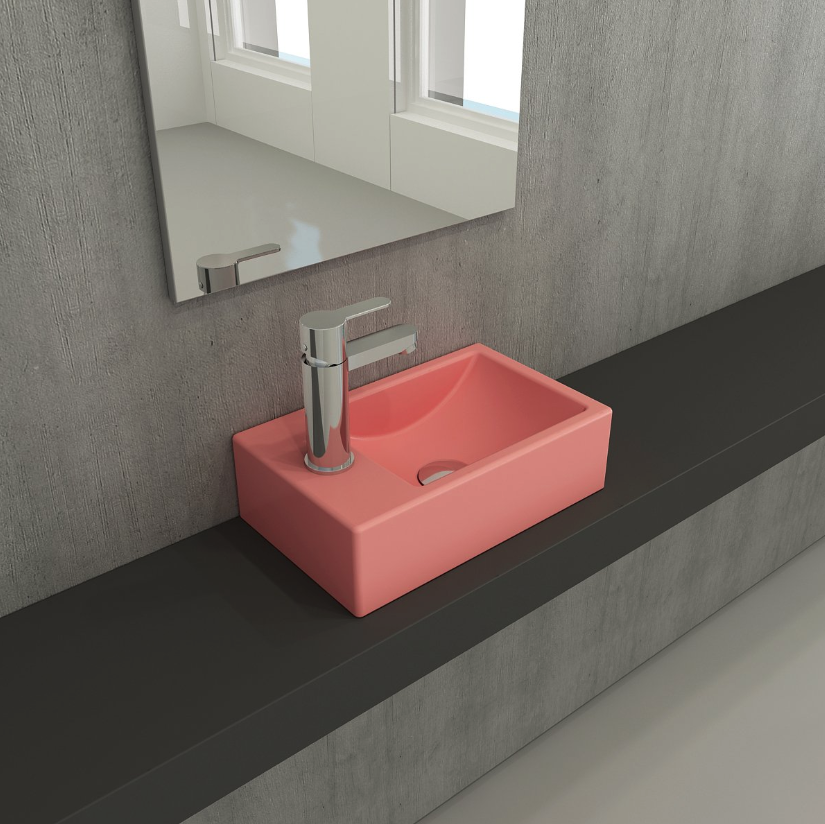Bocchi Milano Dar Sol Lavabo 37 cm Mat Somon