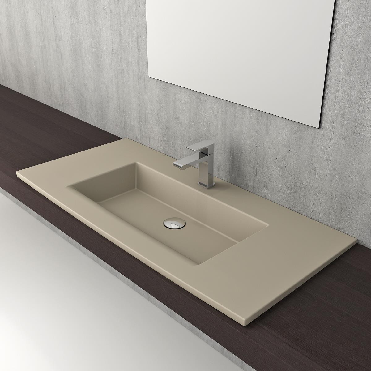 Bocchi Milano Etajerli Lavabo 100 cm Kaşmir