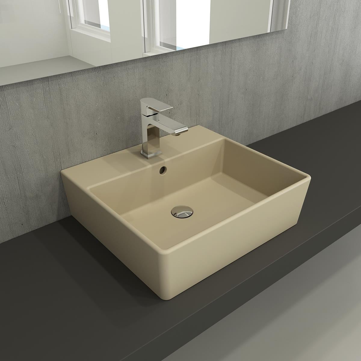 Bocchi Milano Lavabo 50 cm Mat Yasemin