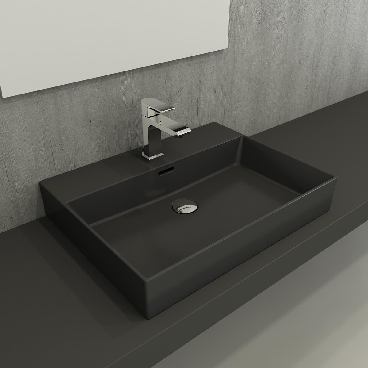 Bocchi Milano Lavabo 60 cm Mat Antrasit