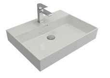 Bocchi Milano Lavabo 60 cm Parlak Beyaz