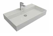 Bocchi Milano Lavabo 80 cm Parlak Beyaz