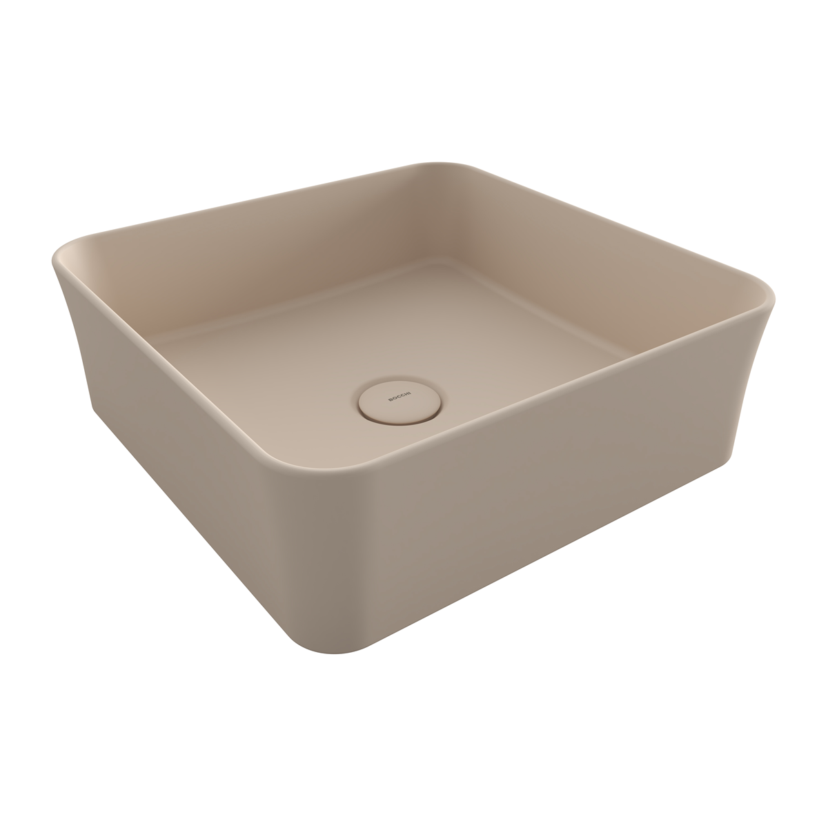 Bocchi Slim Line Kare Lavabo 38x38 cm Mat Yasemin