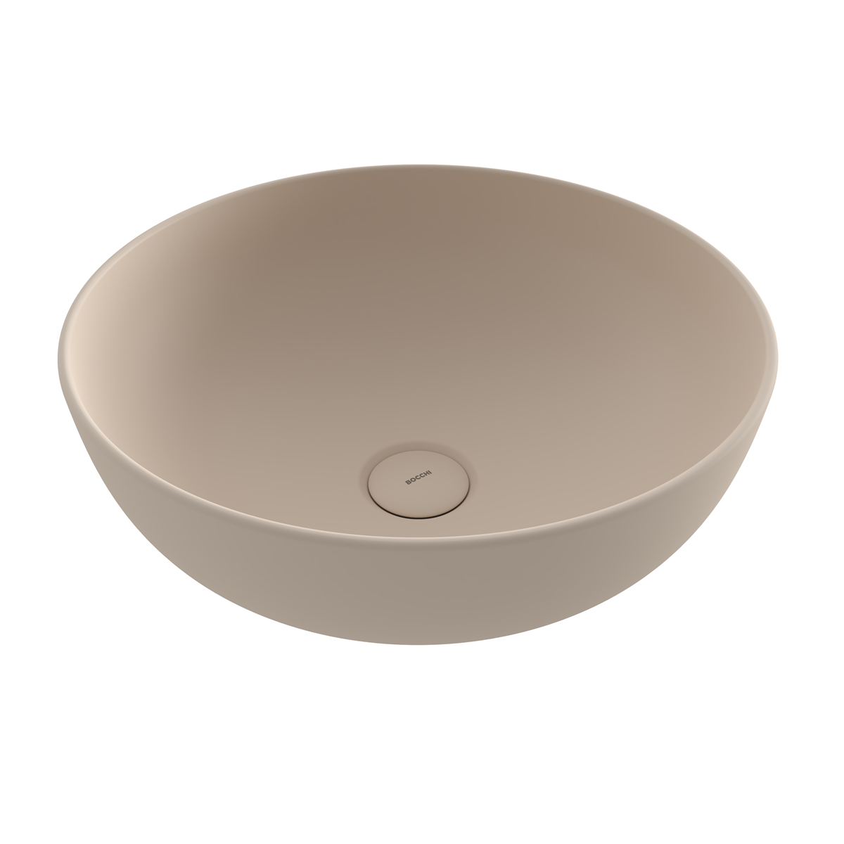 Bocchi Slim Line Yuvarlak Lavabo 38 cm Mat Yasemin