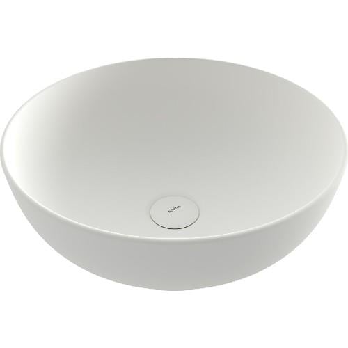 Bocchi Slim Line Yuvarlak Lavabo 38 cm Parlak Beyaz 